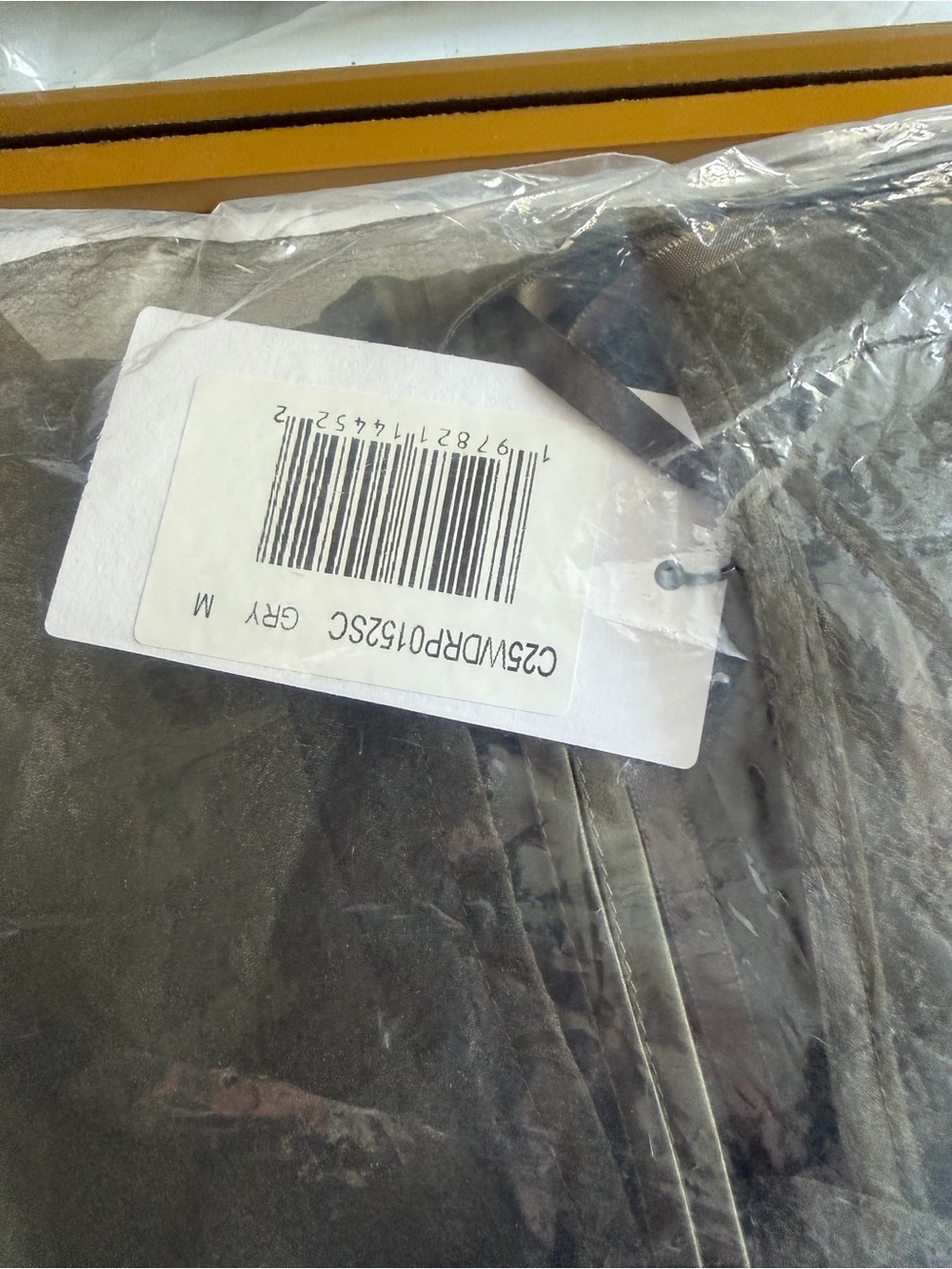 Few Moda CAARA NWT Alette Moss Grey Sheer Organza Maxi Dress - Picture 4 of 6